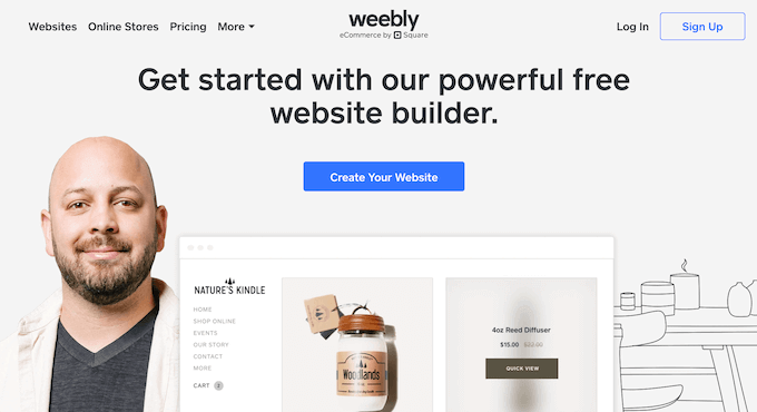 Weebly 内容管理系统