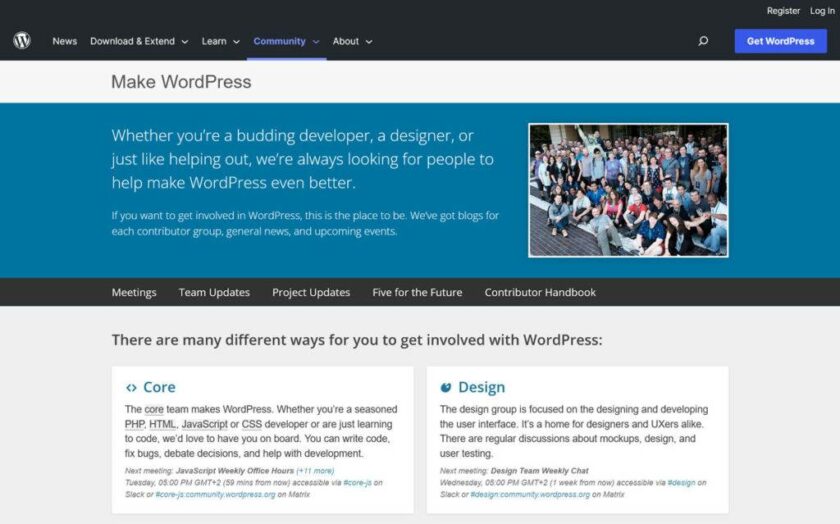 制作 WordPress 的团队